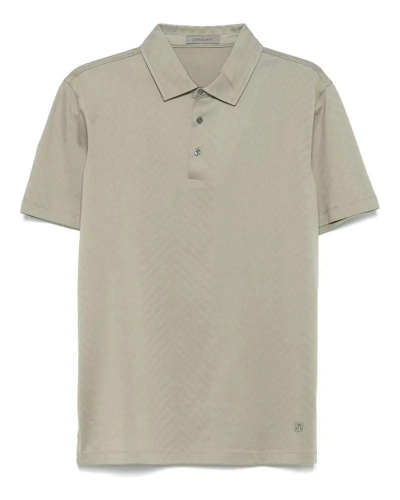 Corneliani Poloshirt aus Jersey - Grau Grau