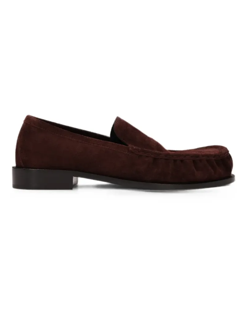 Dries van Noten suede loafers - Violett Violett