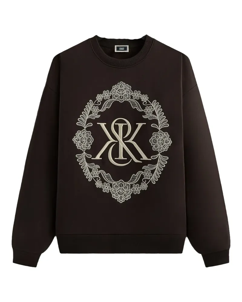 KITH Sweatshirt mit Blumenspitze - Braun Braun