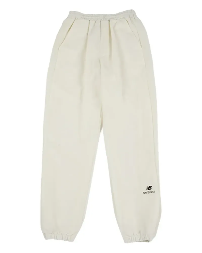 New Balance logo-motif track pants - Nude Nude