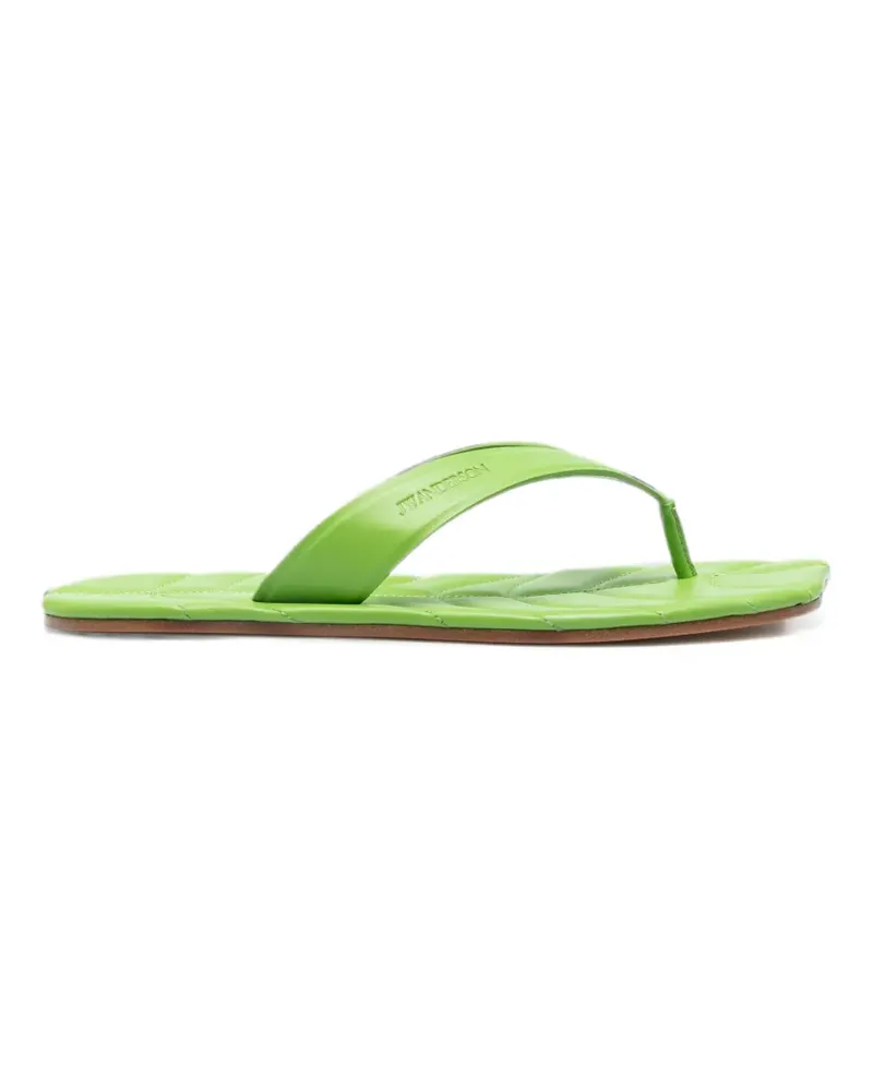 J.W.Anderson Flache Leaf Sandalen mit Steppung - Grün Grün
