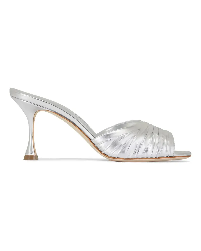Manolo Blahnik Pirua Sandalen - Silber Silber