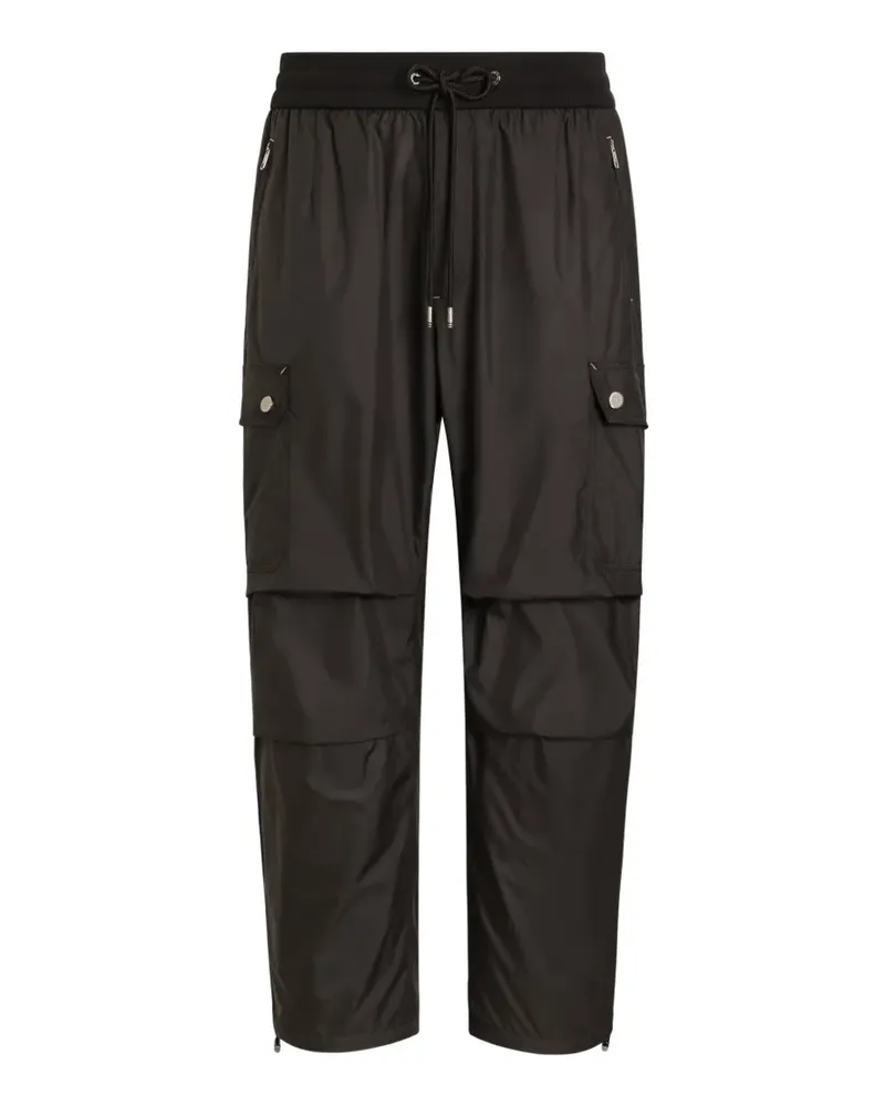Dolce & Gabbana Jogginghose aus Nylon - Schwarz Schwarz