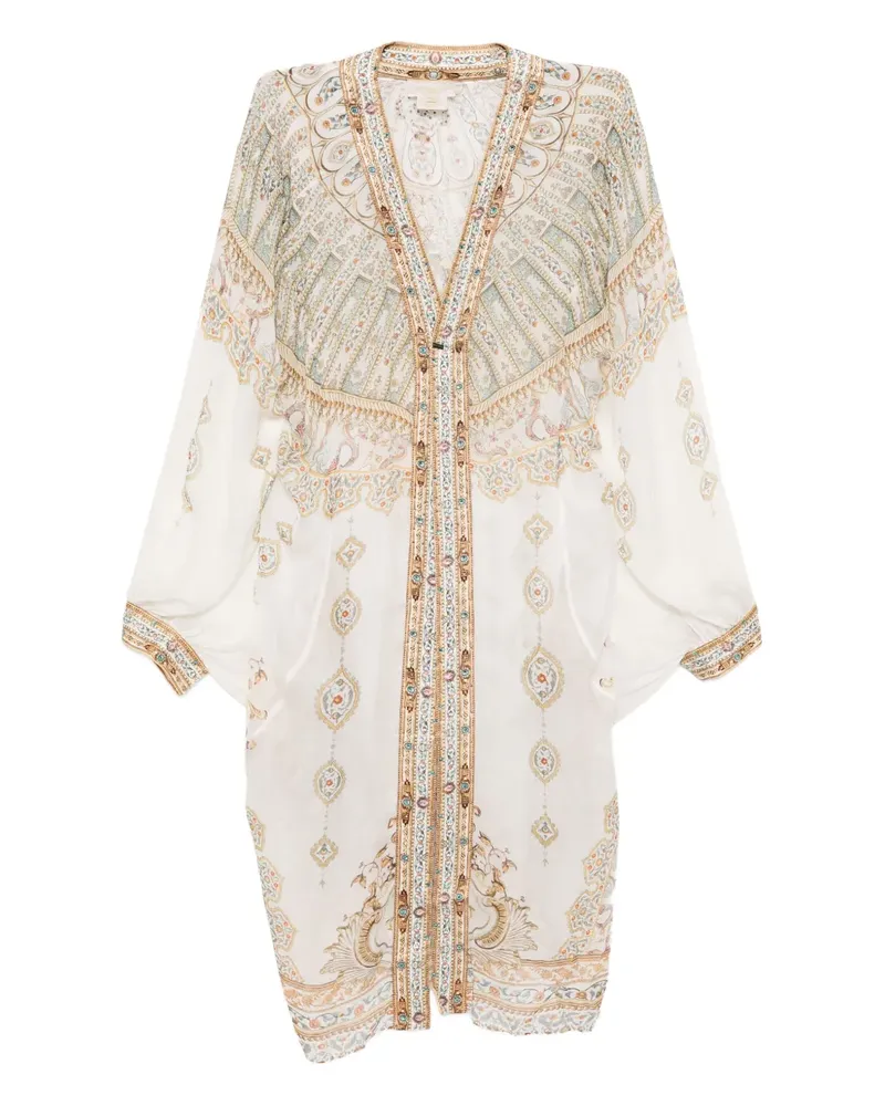 Camilla Ottoman Dynasty Cape - Nude Nude