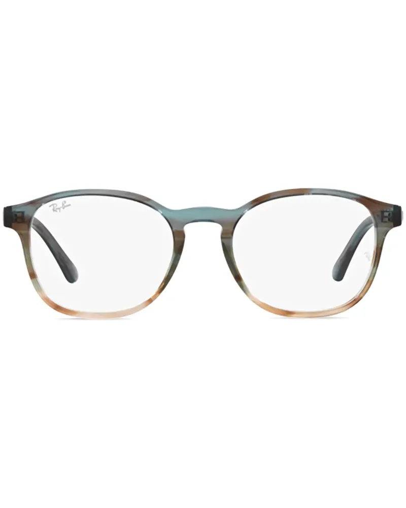 Ray Ban Brille mit rundem Gestell - Blau Blau