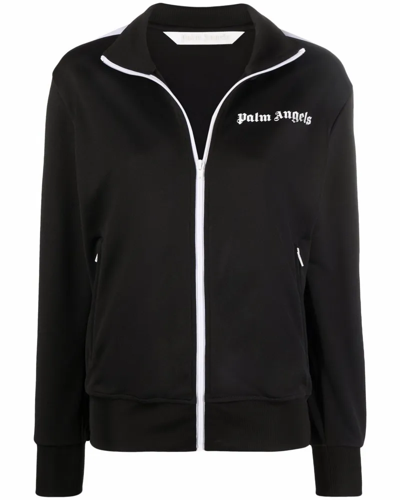Palm Angels Trainingsjacke mit Seitenstreifen - Schwarz Schwarz