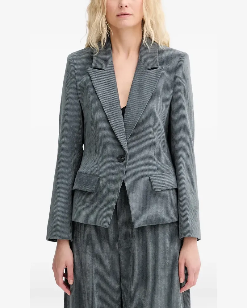 MUNTHE Lawo corduroy notched blazer - Grau Grau