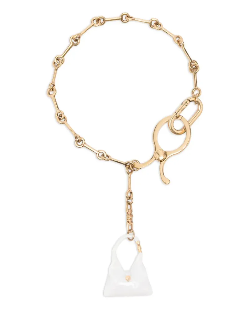 Ermanno Scervino Taschenanhänger mit Kette - Gold Gold