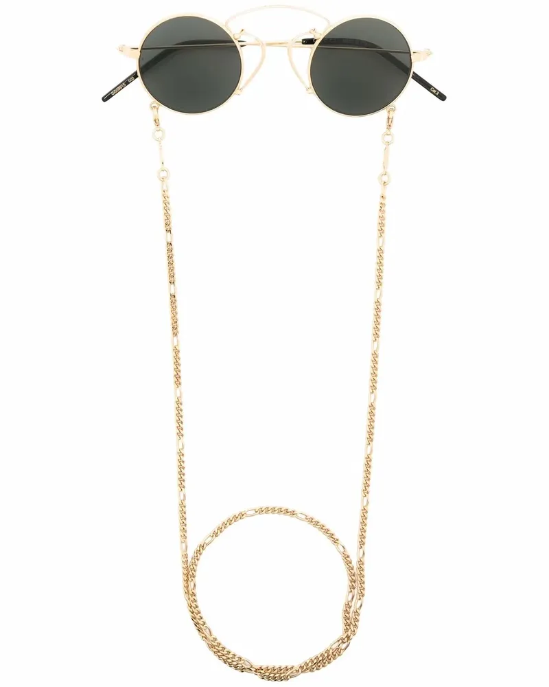 Gucci Brille mit rundem Gestell - Gold Gold