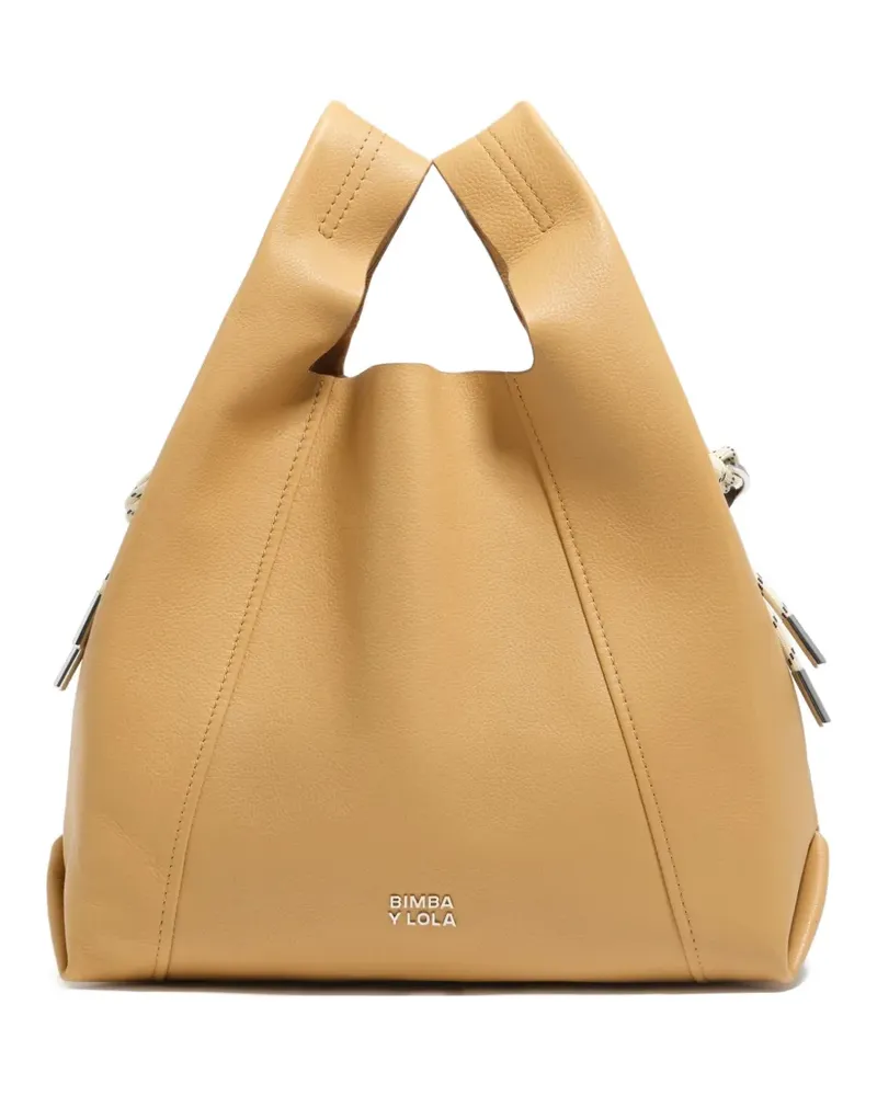 BIMBA Y LOLA Mittelgroße Paper Tote Bag - Gelb Gelb