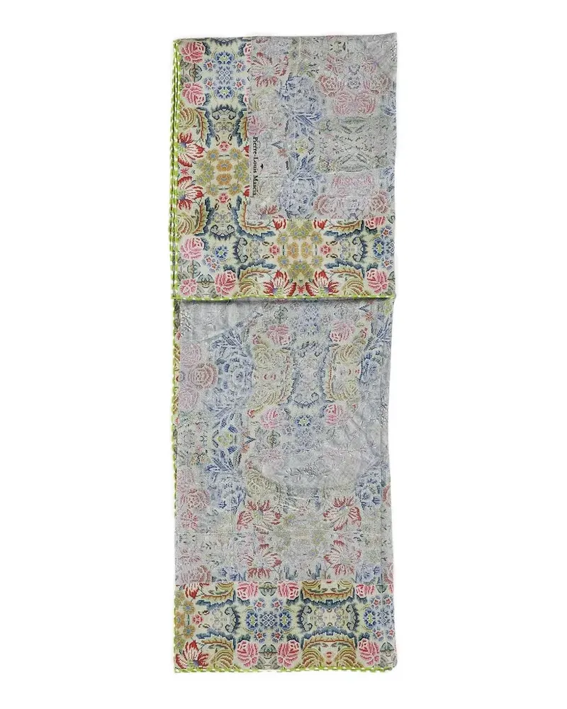 Pierre-Louis Mascia floral print scarf - Blau Blau
