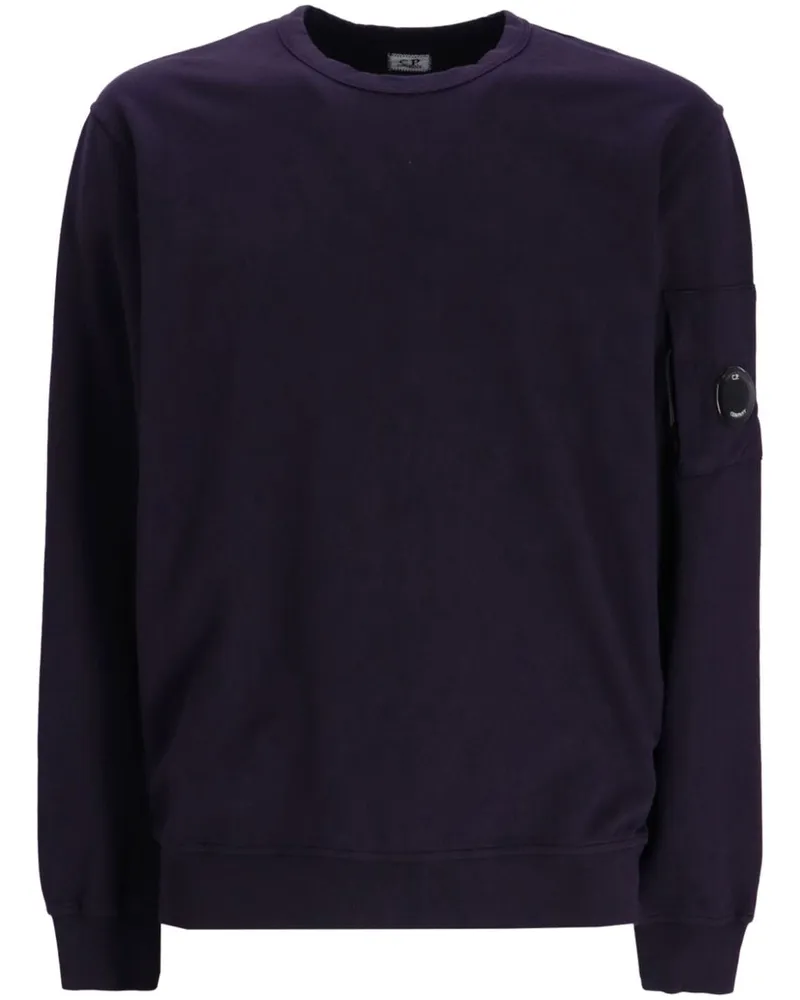 C.P. Company Sweatshirt aus leichtem Fleece Violett