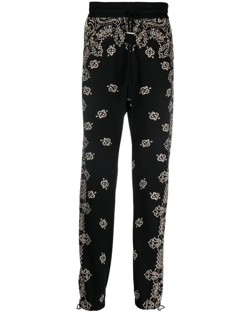 Amiri Bandana Jogginghose - Schwarz Schwarz