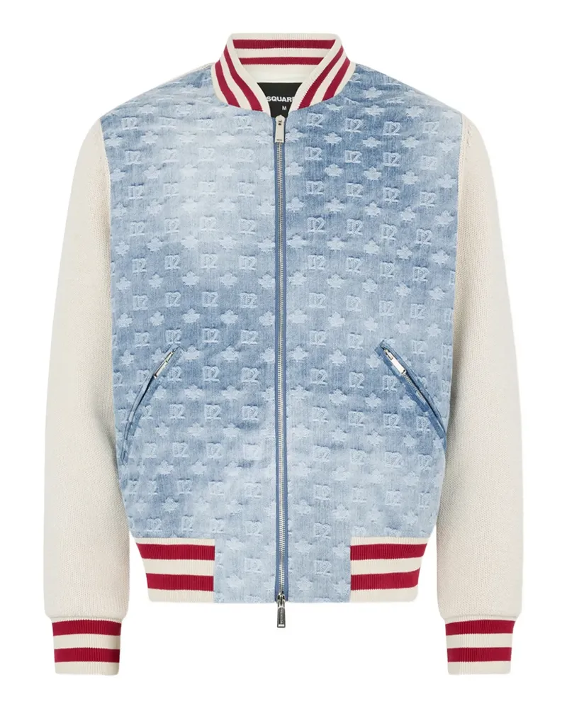 Dsquared2 Jacke mit Monogramm-Logo - Nude Nude