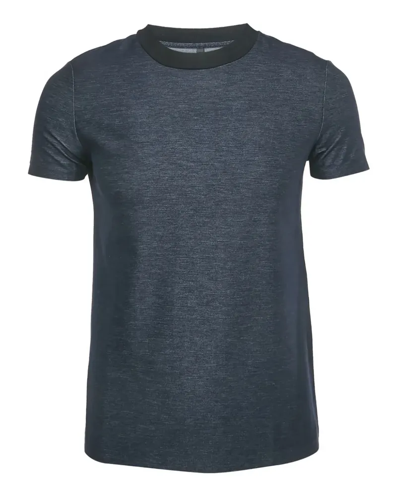 Neil Barrett T-Shirt mit rundem Ausschnitt - Blau Blau