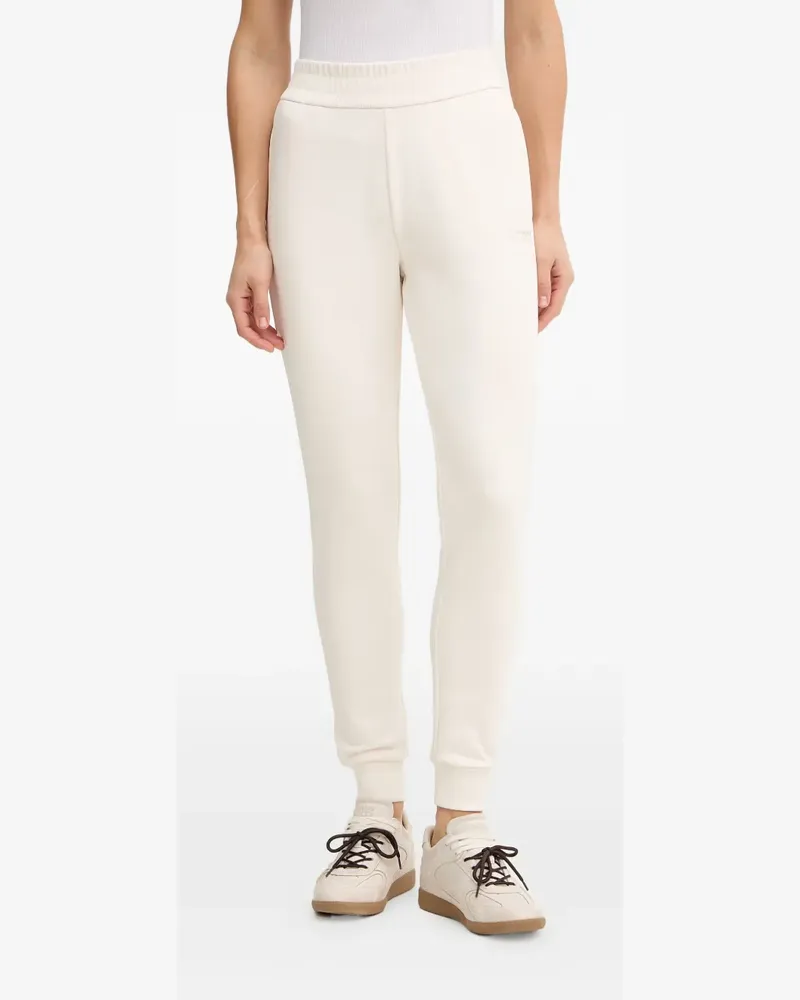 Armani Exchange logo-print elasticated-waist track pants - Nude Nude