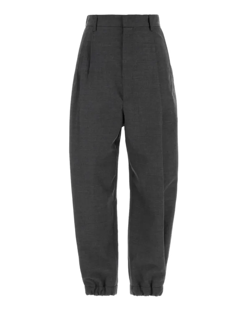 Moschino Bundfaltenhose mit elastischen Bündchen - Grau Grau
