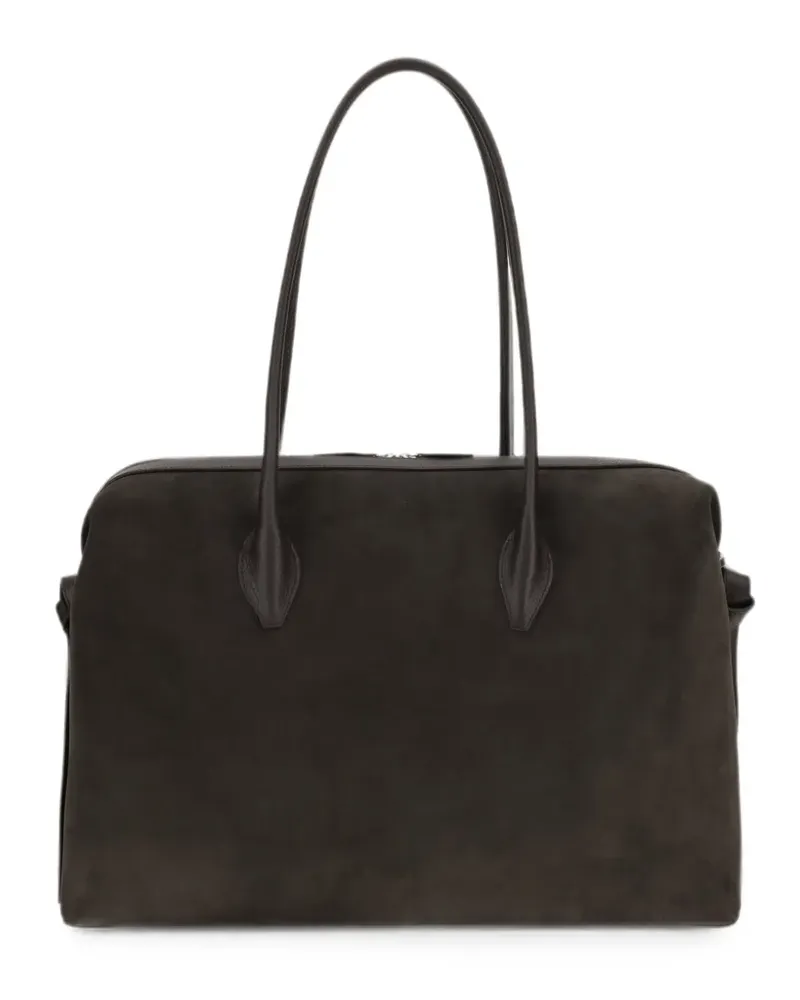 YUZEFI Große Brioche Tote Bag aus Wildleder - Braun Braun