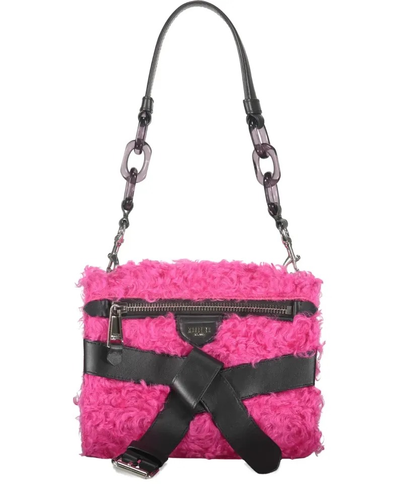 Moschino Schultertasche mit Kettendetail - Rosa Rosa