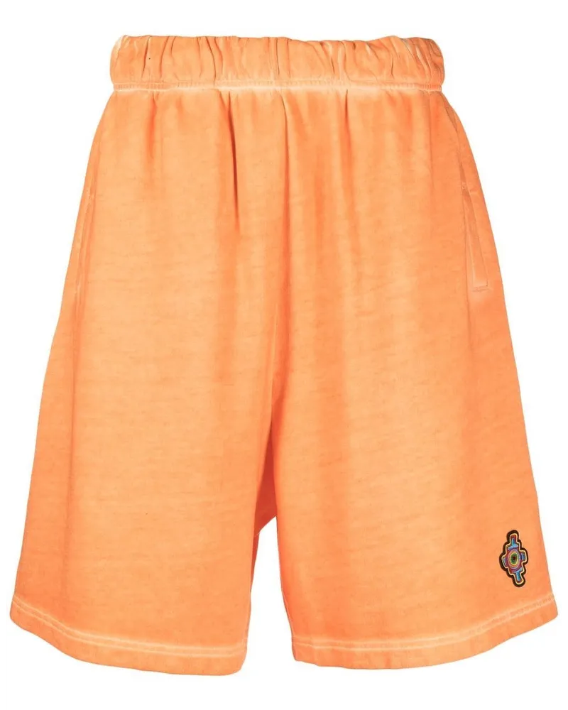 Marcelo Burlon | County of Milan Knielange Shorts mit Logo-Patch Orange