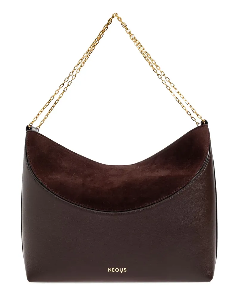 NEOUS Pavo suede chain-strap tote bag - Braun Braun