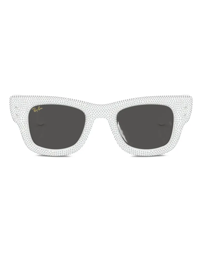Ray Ban x A$AP Rocky Wayfarer Puffer Sonnenbrille - Weiß Weiß
