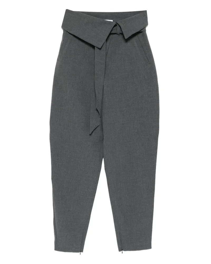 ATTICO Hose mit Paperbag-Taille - Grau Grau