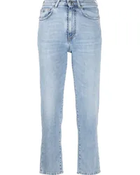 John Richmond Cropped-Jeans Blau