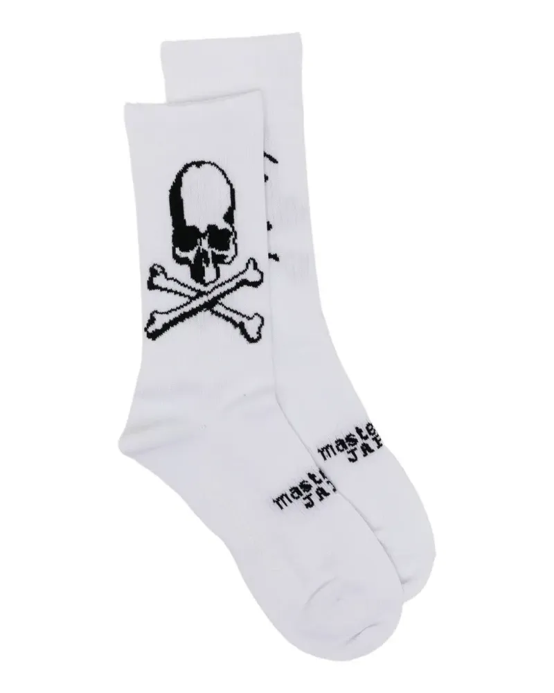 Mastermind Japan Socken mit Logo-Print - Weiß Weiß
