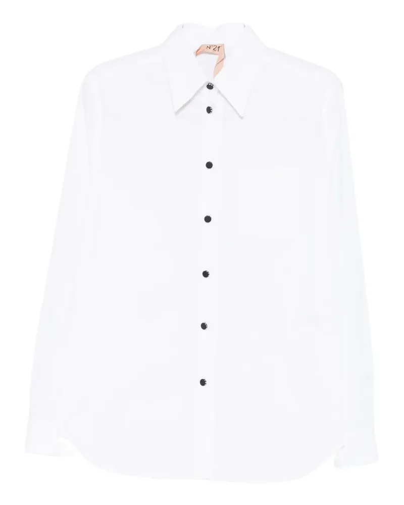 N° 21 buttoned long-sleeve shirt - Weiß Weiß