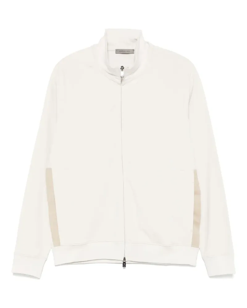 Corneliani Sweatshirt mit Reißverschluss - Nude Nude