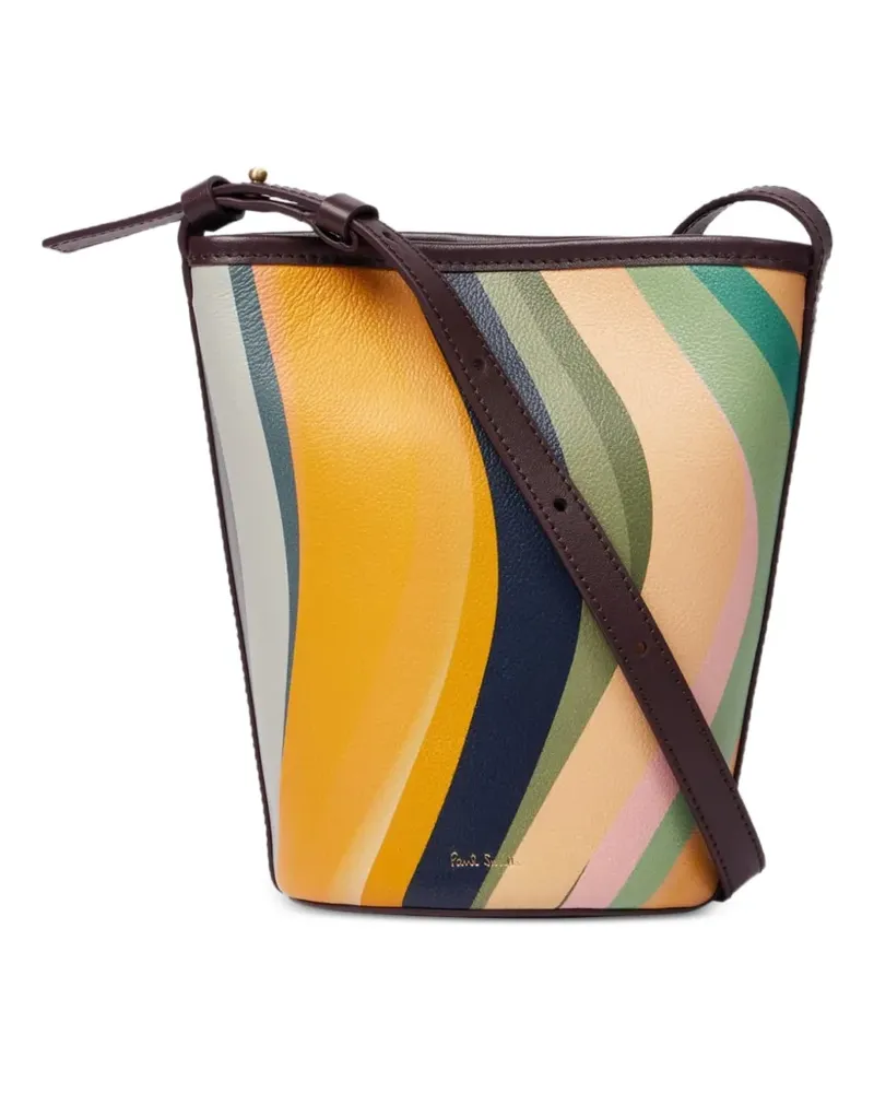 Paul Smith Mini Beuteltasche mit Streifen - Nude Nude