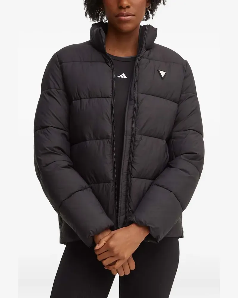Guess Gefütterte Jacke mit Reißverschluss - Schwarz Schwarz