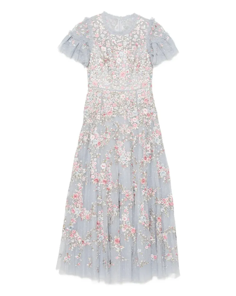 Needle & Thread Lunaria Abendkleid - Blau Blau