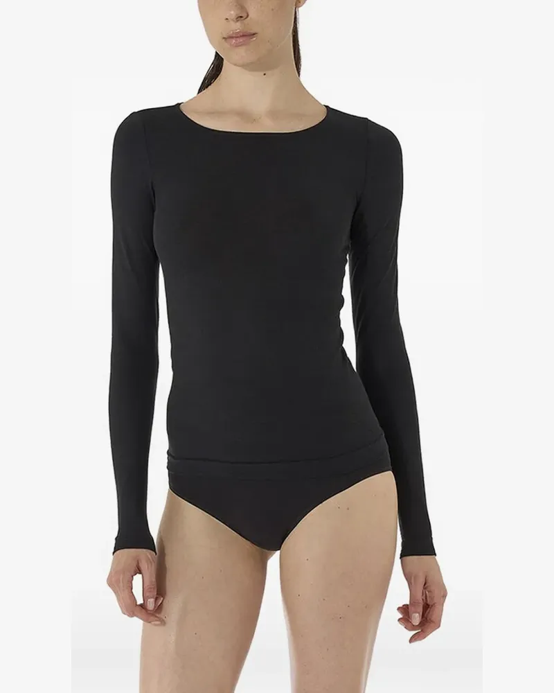 Wolford seamless long-sleeve top - Schwarz Schwarz