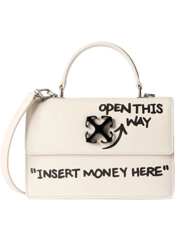 OFF-WHITE Jitney 1.4 tote bag - Nude Nude