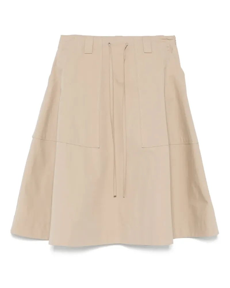 Moschino Midirock in A-Linie - Nude Nude
