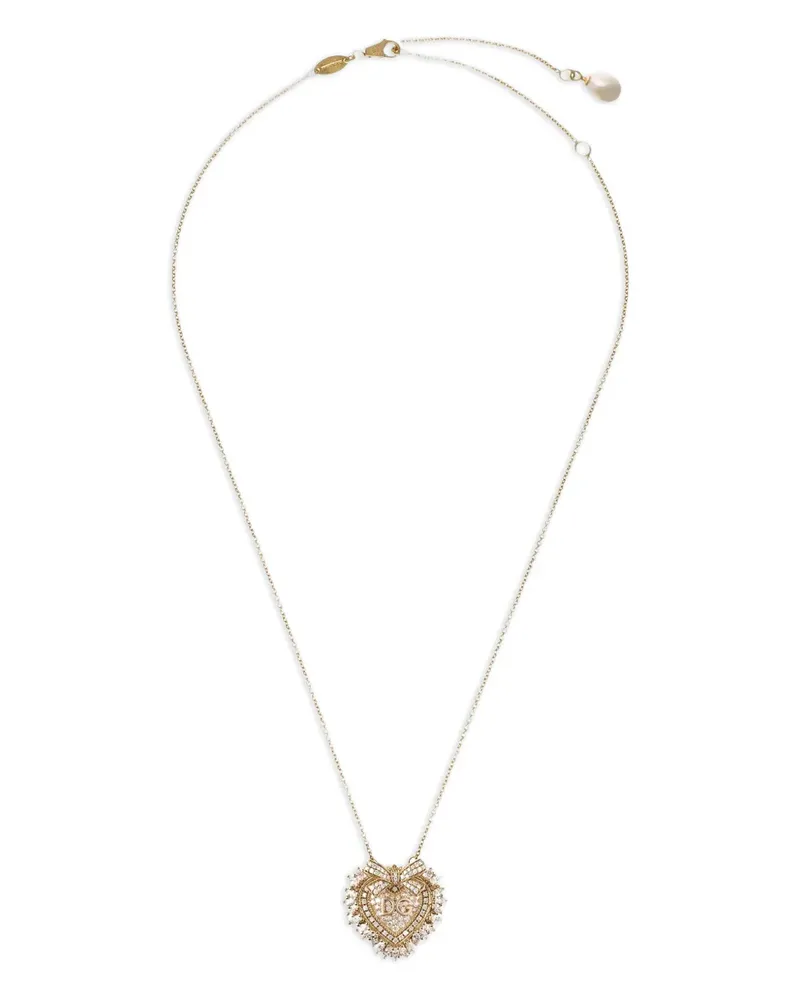 Dolce & Gabbana Devotion Halskette mit Diamanten - Gold Gold