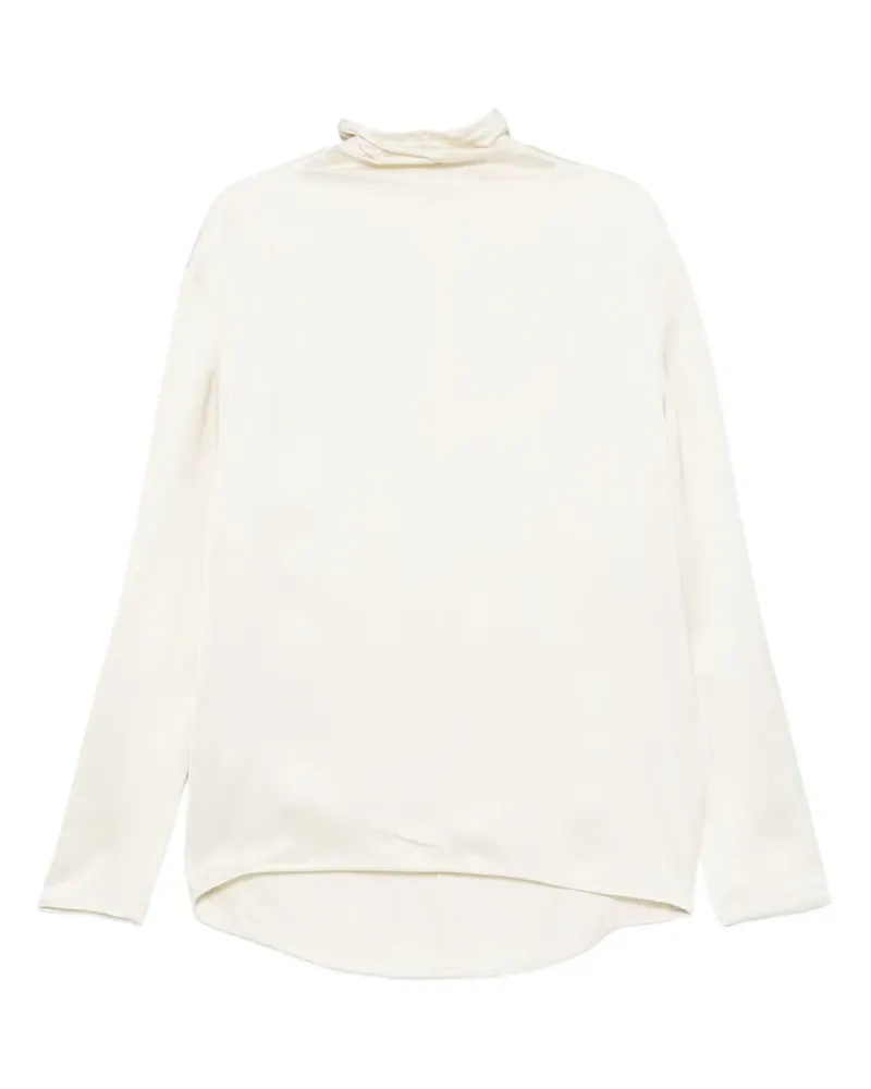 Totême Bluse mit Stehkragen - Nude Nude