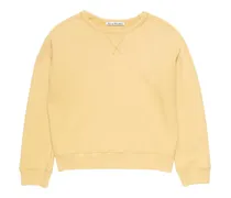 Sweatshirt mit rundem Ausschnitt - Gelb