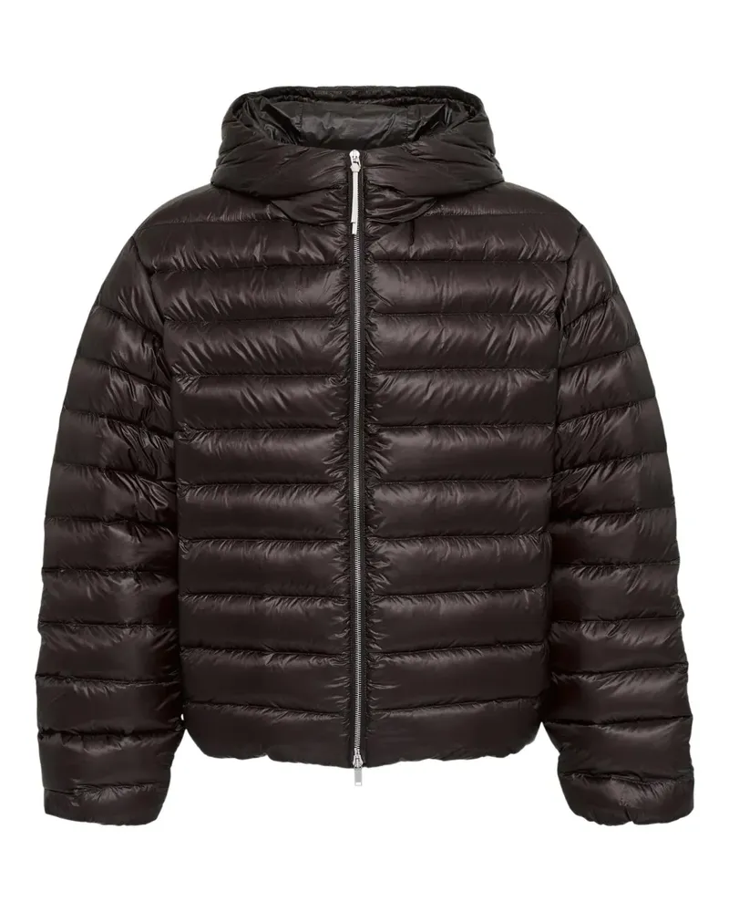 Jil Sander Gefütterte Kapuzenjacke - Braun Braun