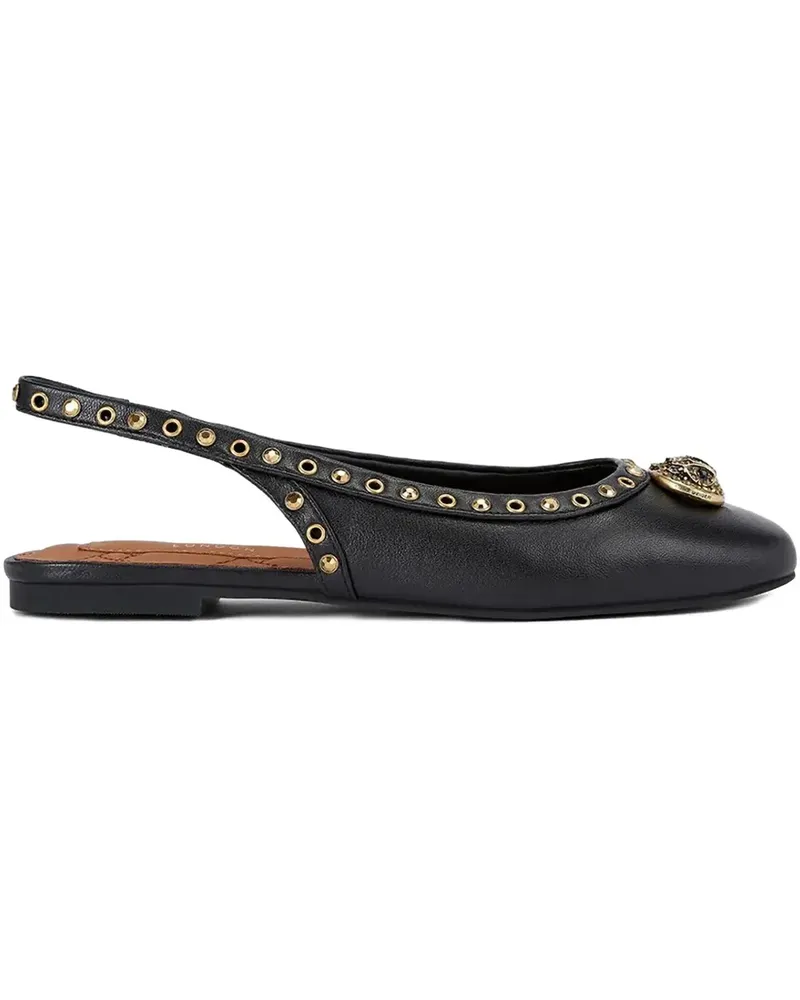 Kurt Geiger studded ballet flats - Schwarz Schwarz