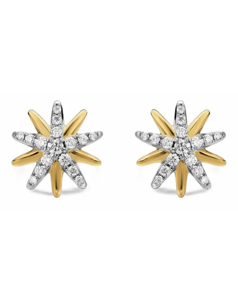 David Yurman Starburst Ohrringe mit Diamanten - Gold Gold