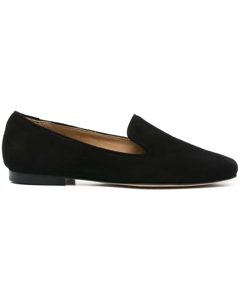 Anna F. Loafer aus Wildleder - Schwarz Schwarz