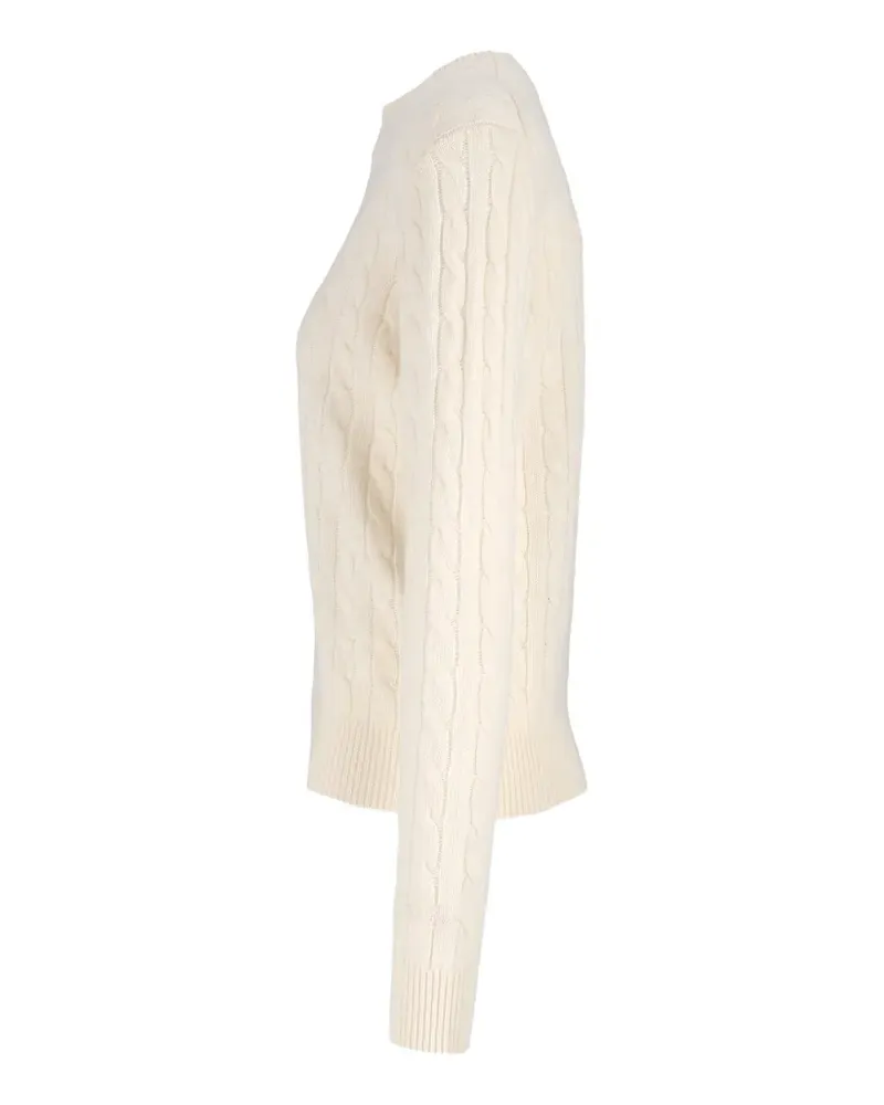 MC2 Saint Barth Sorbonne cable-knit wool sweater - Nude Nude