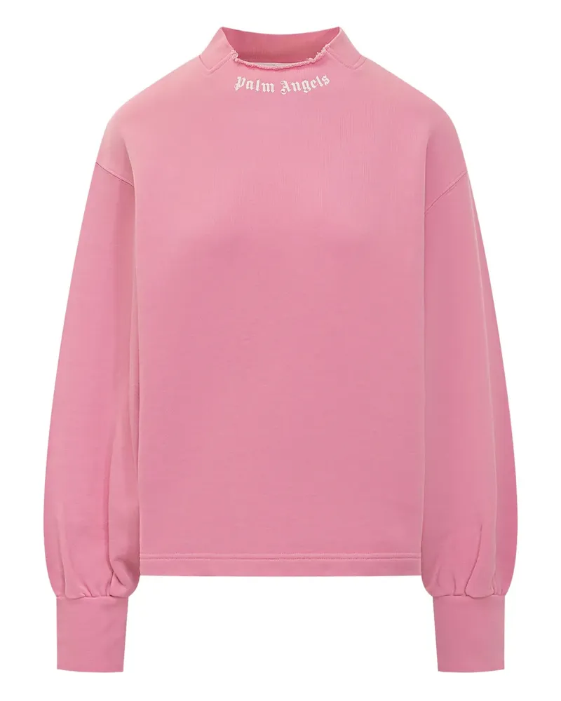 Palm Angels Sweatshirt mit Logo - Rosa Rosa