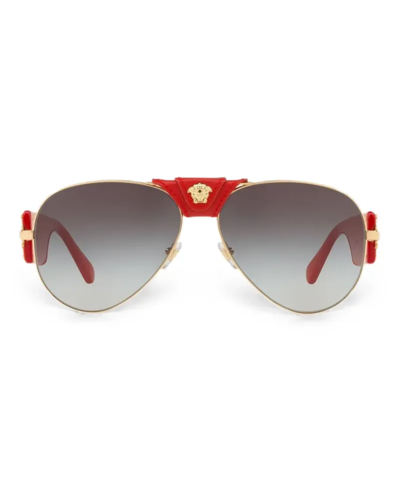 Versace Medusa pilot-frame sunglasses - Gold Gold
