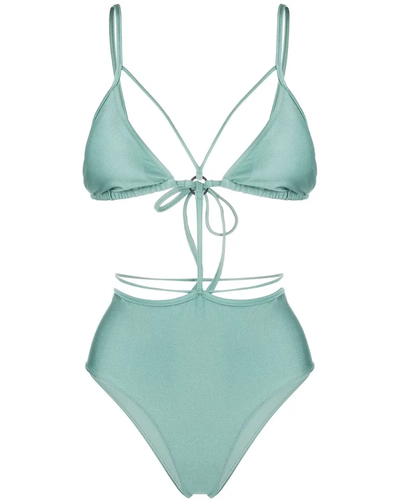 Noire Swimwear Temptation' Monokini - Grün Grün