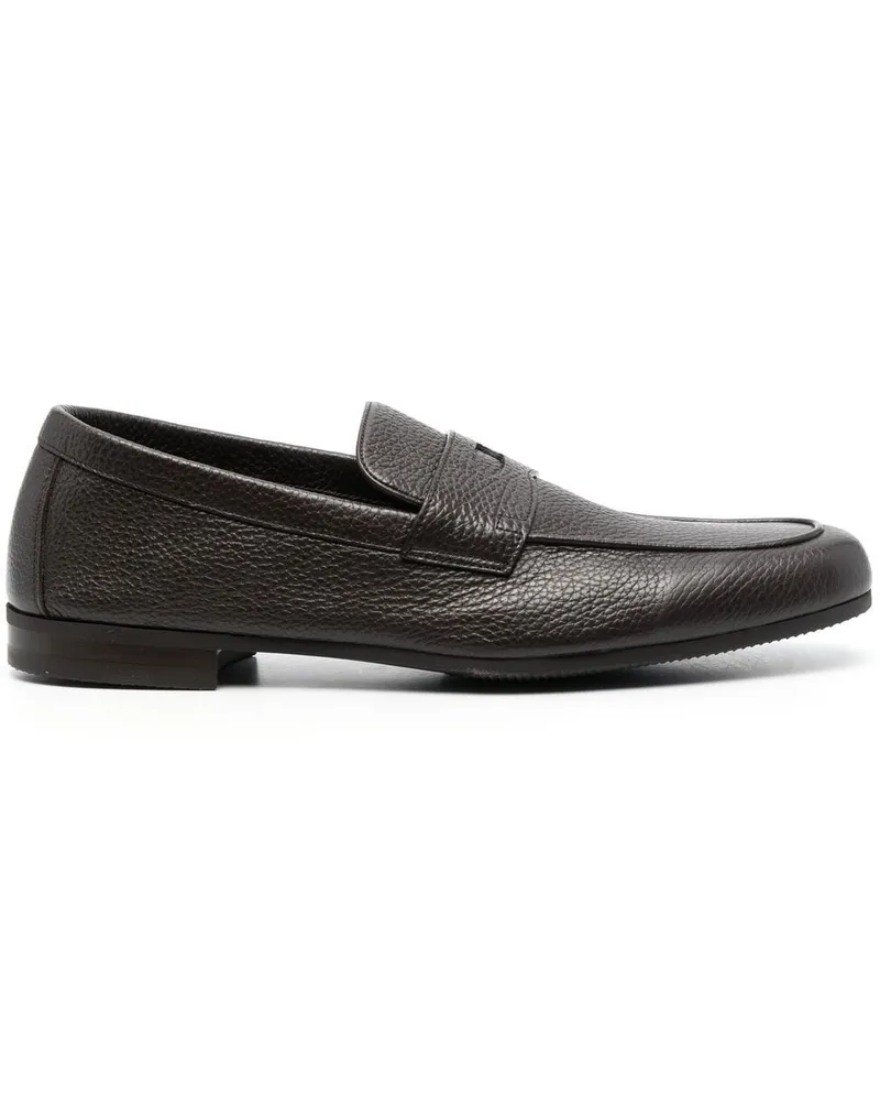 John Lobb Loafer mit mandelförmiger Kappe - Braun Braun