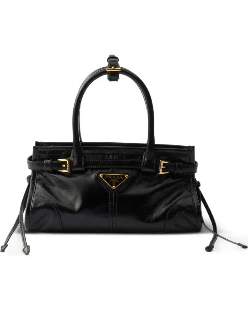 Prada Bonnie leather mini handbag - Schwarz Schwarz